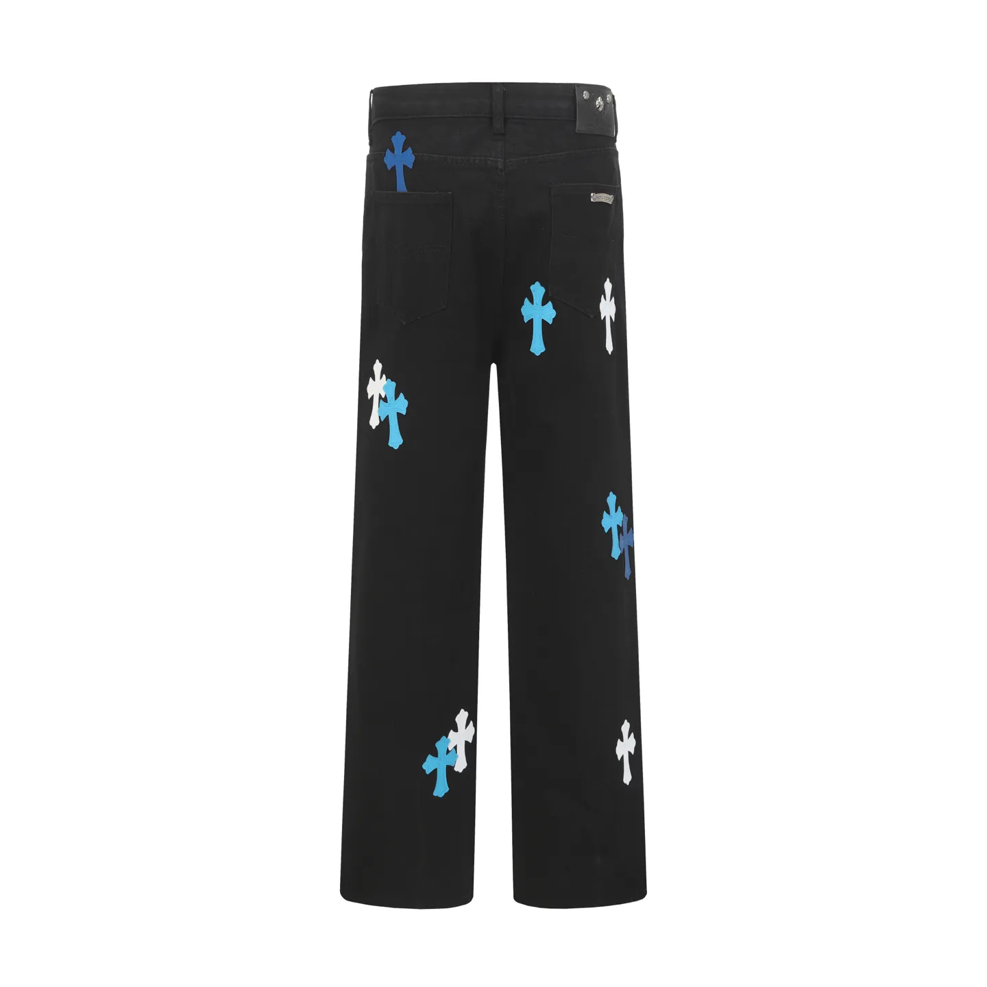 P260 Cross-border model, please do not place an order if you are pursuing quality -Chrome Hearts/Chrome Heart Cross✝️Applied leather embroidered washed jeans, trousers and casual pants -High weight, high density and high quality. The wool is soft, delicate and skin-friendly. It feels soft and silky. It has excellent warmth and skin-friendly properties. -Size: 28 30 32 34 36